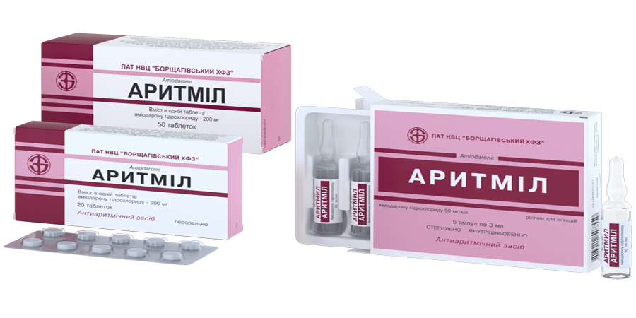 Аритміл (таблетки) Amiodaronе / C01B D01
