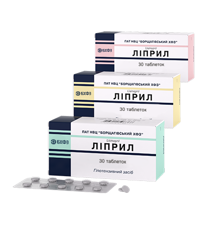 Ліприл Lisinopril / C09A A03
