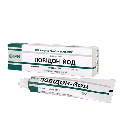 Повідон–йод Povidone iodine / D08A G02 