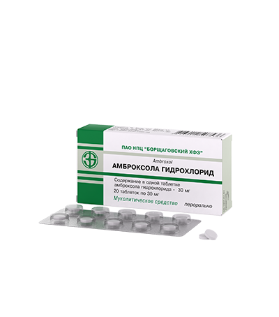 Амброксола гидрохлорид Ambroxol / R05С В06