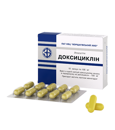 Доксициклін Doxycycline / J01A A02 